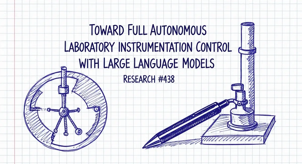 לקראת שליטה אוטונומית מלאה במכשור מעבדתי באמצעות מודלי שפה גדולים